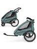Qeridoo Kinderfahrradanhänger & Buggy Qupa 1 in black,blue