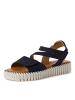 Tamaris Plateau Sandaletten in Blau