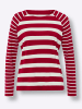 Heine Streifenshirt in rot-ecru-gestreift
