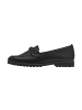 Tamaris Touch-It-Leder-Mokassin Schwarz