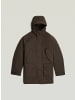 G-Star Raw Multipocket Padded Parka deep brown