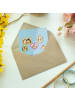 Mr. & Mrs. Panda Grußkarte Igel Familie mit Spruch in Blau Pastell