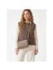 Liebeskind Berlin Clarice II Umhängetasche M Leder 26 cm neutral grey