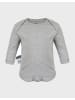 OrganicEra Baby Langarmbody in Grey Melange