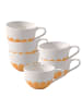 Villeroy & Boch 6er Set Cappuccinotassen Fleur Couleur 300 ml in Soleil