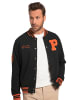 JP1880 Sweatjacke in schwarz