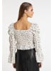 myMo ROCKS Damen Longsleeve in Wollweiss