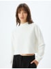 KOTON Sweatshirt in Ekru