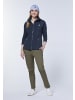 Polo Sylt Fleece-Jacke mit hochschließendem Kragen in Blau