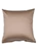 Mako-Satin Kissenbezug in taupe