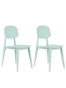 Beliani 2er-Set Gartenstuhl KATTAVIA in Grün