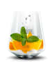 Mr. & Mrs. Panda Longdrinkglas Axolotl Tanzen mit Spruch in Transparent