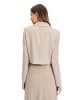 Vera Mont Blazer-Jacke im Glitzer-Look in Cream/Silver