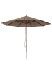 MCW Gastro Holz-Sonnenschirm C57b, Taupe