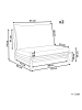 Beliani 2er-Set Sessel TODI in Braun/Beige