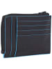 Piquadro Blue Square Kreditkartenetui RFID Leder 12 cm in black