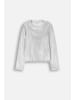 Coccodrillo T-Shirt mit langen Ärmeln in silber