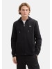 Tom Tailor Sweatjacke in schwarz