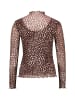 Zero  Langarm-Shirt mit Muster in Brown/Cream