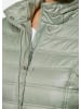 GOLDNER Leichte Steppjacke mit vielen Details in baummoos