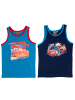 Cars 2er Pack Disney Cars - Lightning McQueen Unterhemd in blau