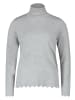 Betty Barclay Feinstrickpullover mit Wellenstruktur in Grey Melange