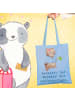 Mr. & Mrs. Panda Shopper Beamter Kaffeemeister mit Spruch in Sky Blue