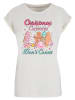 F4NT4STIC Extended Shoulder T-Shirt Weihnachten Dont Count Candy in Whitesand