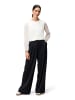 Zero  Blusenshirt mit transparenten Ärmeln in Offwhite