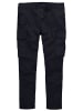 Men Plus Cargohose lang in navy blau
