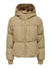 JACQUELINE de YONG Winter Stepp Jacke Wattierter Puffer Blouson JDYVESPER in Beige