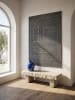 KADIMA DESIGN Outdoor-Teppich Geometrisch pflegeleicht Balkon Terrasse Outdoor in Anthrazit