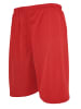 Urban Classics Short Bball Mesh Shorts regular/straight in Rot