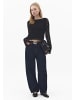 OXXO Rüschenbluse BLACK