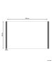 Beliani Kurzflor ELDES in Beige/Schwarz - (W) 160 x (H) 1.3 x (L) 230 cm