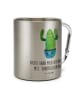 Mr. & Mrs. Panda Kaffeetasse Kaktus Happy mit Spruch in Silber