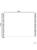 Beliani Kuscheldecke CHYAMA in Schwarz/Beige - (W) 125 x (H) 0.5 x (L) 150 cm