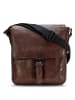 Farmhood Memphis Umhängetasche Leder 22 cm in dark brown