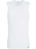 Götzburg Baumwolle, Single-Jersey Unterhemd ohne Arm in weiß