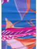 Buffalo Bügel-Bandeau-Bikini-Top in blau-pink bedruckt