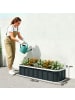 Outsunny Hochbeet in Dunkelgrau 136L x 52B x 31H cm