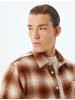 KOTON Shirt in Orange Karomuster