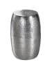 FineBuy Beistelltisch in Silber / Aluminium / 30x30x49