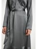 DreiMaster Damen Blusenkleid in Grau Oliv