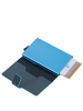 Piquadro Blue Square - Kreditkartenetui 11cc 10 cm RFID in grau