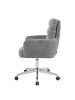 DUBI Möbel 2er-Set: Bürostuhl Mika-Svenja in Grau - (B)60 x (H)92 x  (T)66 cm