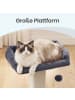 Feandrea Katzenbaum Clawfy in Grau - (B)40 x (H)68 x (T)50 cm