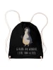 Mr. & Mrs. Panda Tasche Pinguin Marienkäfer mit Spruch in Schwarz