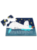 Mr. & Mrs. Panda Puzzle Einhorn Sternenhimmel Design mit Spruch in Weiß