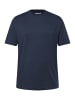 Men Plus Kurzarm T-Shirt in navy blau